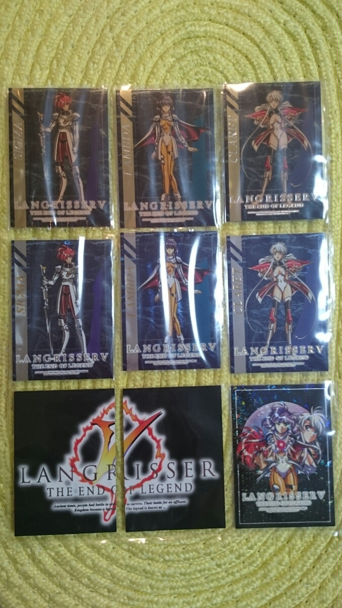 【90’】ラングリッサーシリーズ トレーディングカード フルコンプリートセット ラングリッサー5 スペシャルエディション トレーディングカード