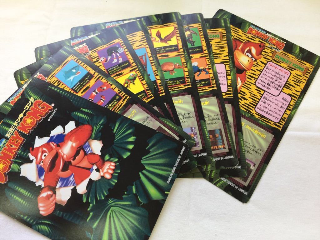 新品 送料無料 ジャンボカードダス スーパー ドンキーコング 8種セット カードダス 1995 当時物 廃盤 希少 Donkey Kong の落札情報詳細 ヤフオク落札価格情報 オークフリー スマートフォン版