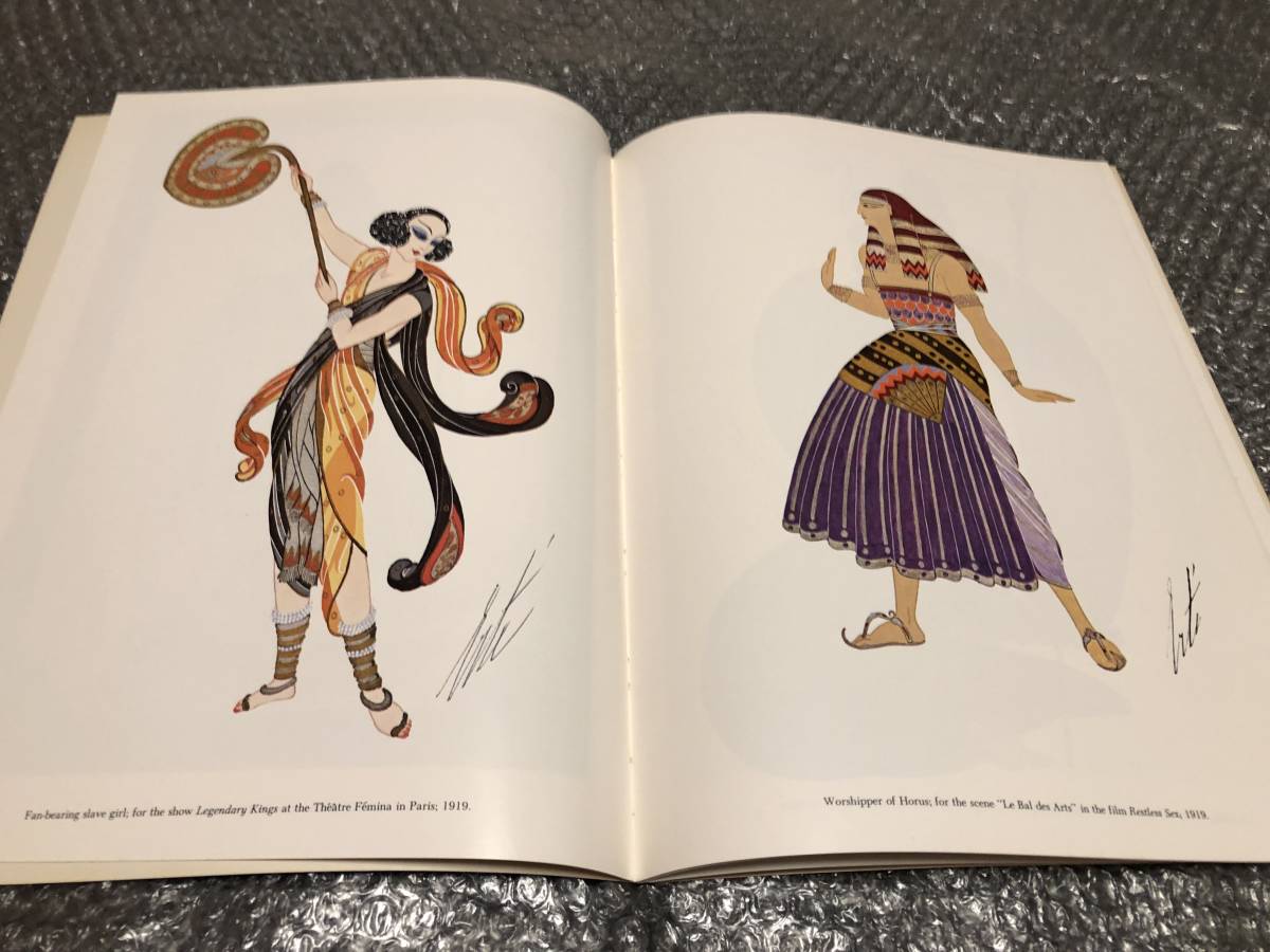 洋書】Erté (エルテ)の舞台衣装デザイン集 まとめ売り 洋書☆エルテ