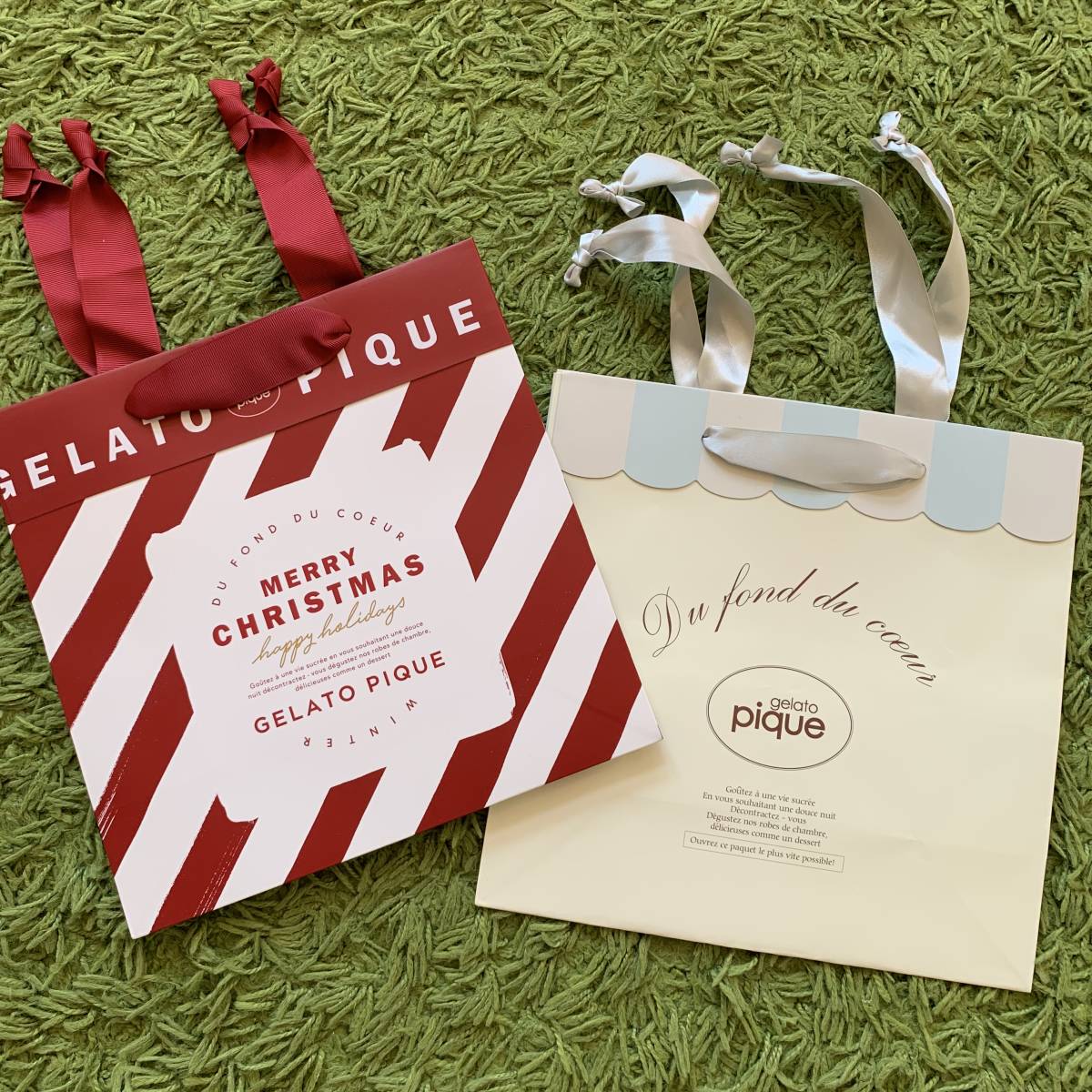 新品 Gelato Pique ジェラートピケ 紙袋 2枚 クリスマス 定番 ショップ袋 ショッパー 手提げ袋 手提げ紙袋 新品 未使用 の落札情報詳細 ヤフオク落札価格情報 オークフリー スマートフォン版