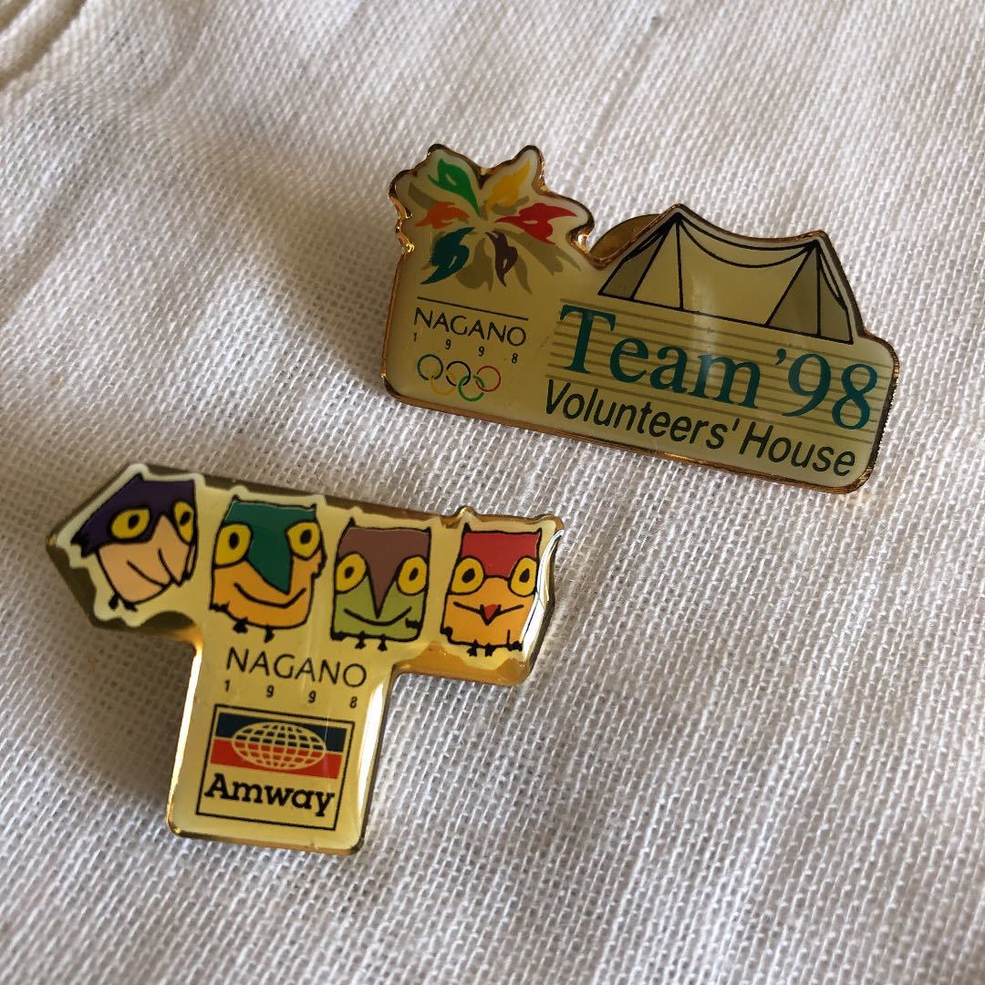 アムウェイ AMWAY 長野オリンピック 記念ピンバッチ 六個 セットで