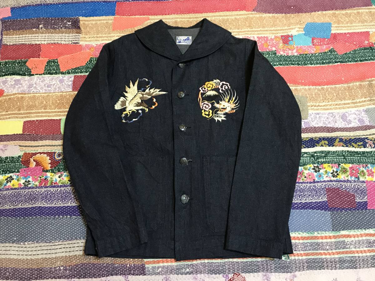 BEAMSBOY×TAILOR東洋スカ刺繍カバーオールデニムジャケット 東洋