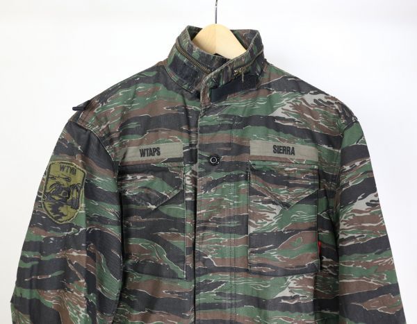 17ss WTAPS M-65 JACKET COTTON TWILL TIGER STRIPE ダブルタップス