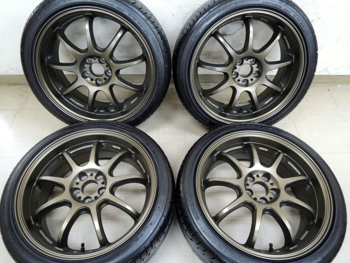 ワークエモーションD9R 225/40/18 PCD100 2本セット ワーク