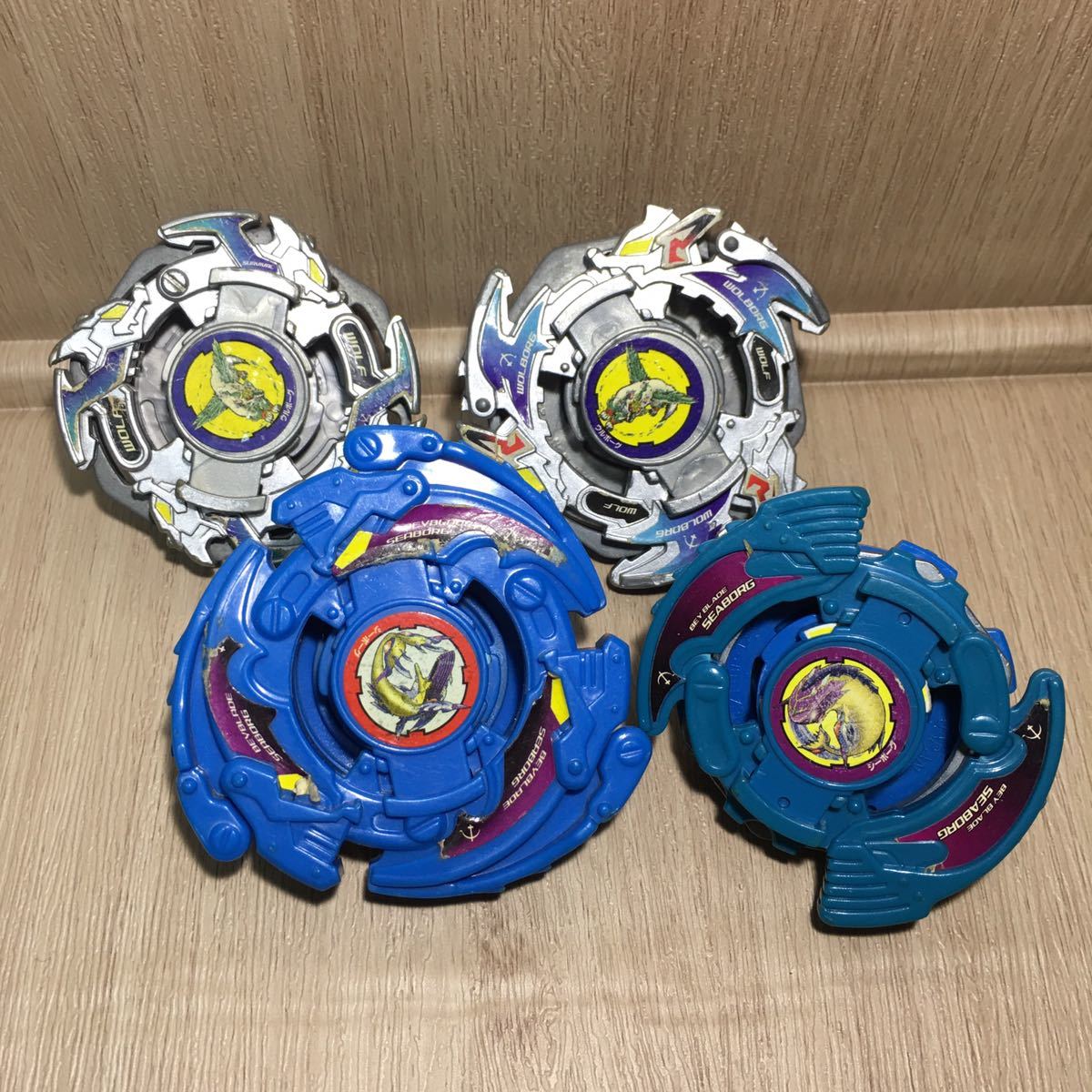 爆転シュートベイブレード シーボーグ ウルボーグ 4点セット の落札情報詳細 ヤフオク落札価格情報 オークフリー スマートフォン版