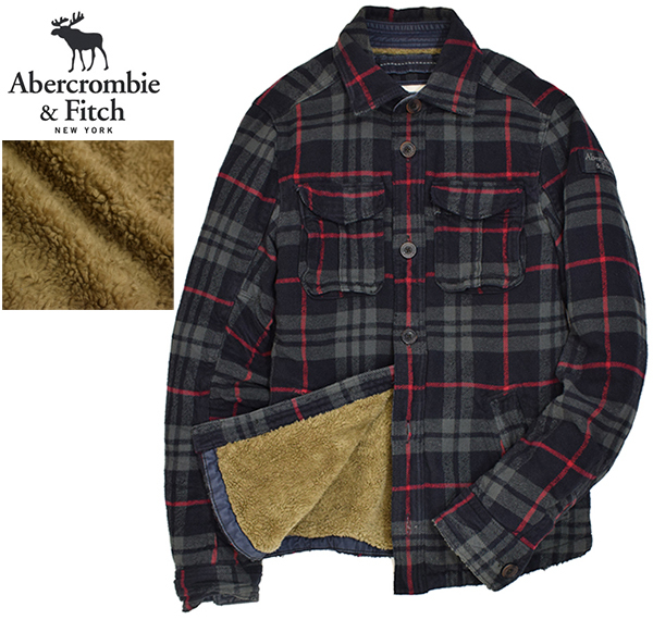 Abercrombie & 訝る Fitch シャツ チェック ヴィンテージ 厚手