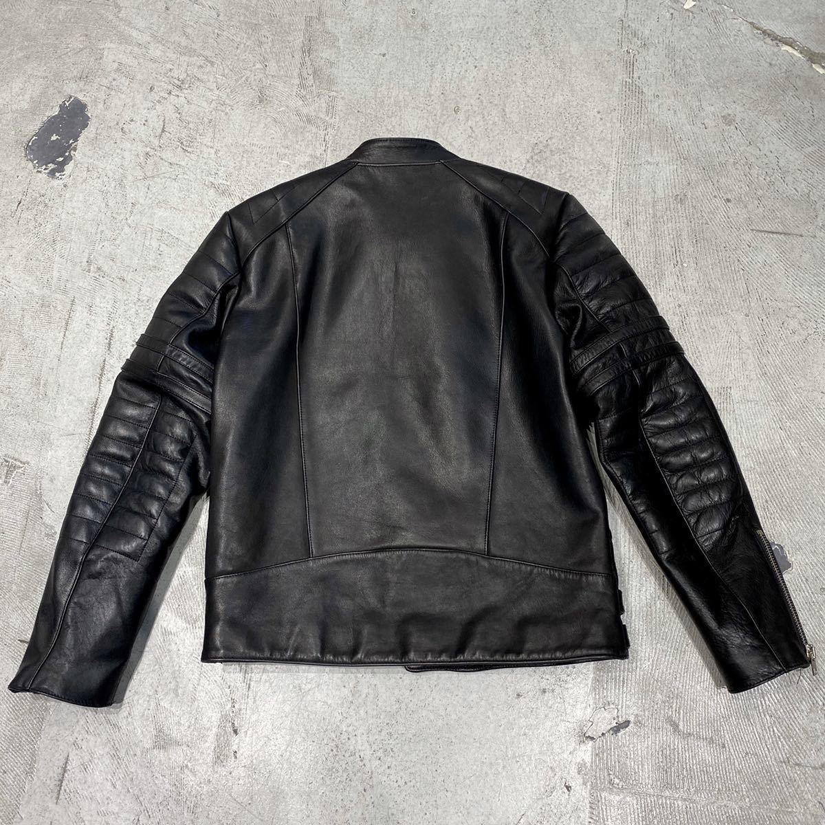 UNUSED ダブルライダースジャケット 黒　セミダブル　サイズ2 割引 UNUSED ダブルライダースジャケット 黒 セミダブル サイズ2