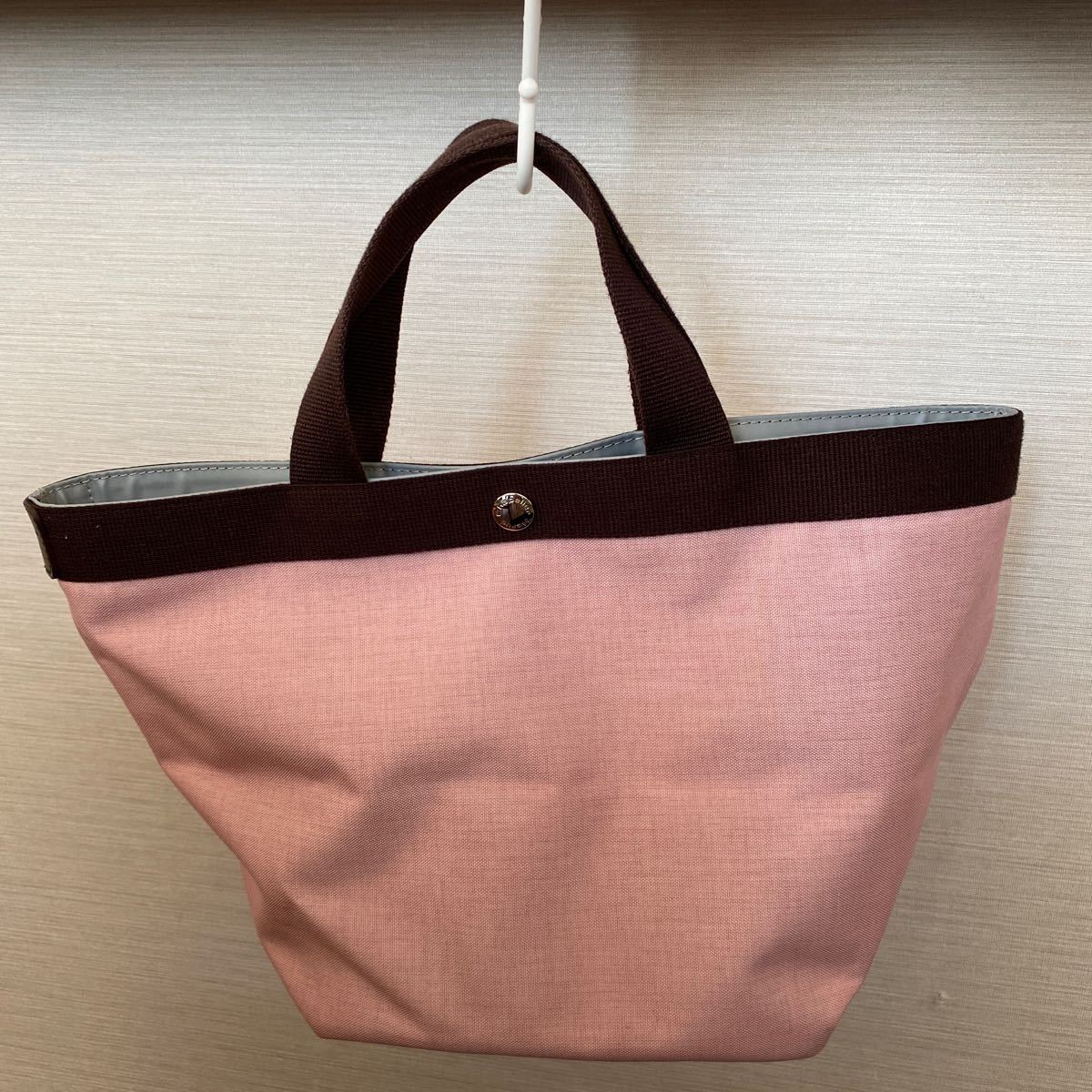 エルベシャプリエ 舟型 トートバッグ 707C M タラマ モカ ピンク