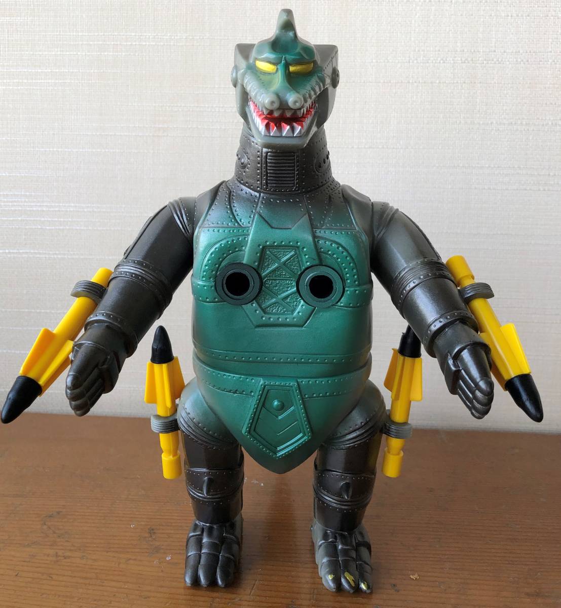 売り切り！新品未開封品！ミサイル メカゴジラ ソフビ ブルマァク 29cm ブルマァク】ミサイルメカゴジラ(パッケージカラー)ソフビ 新品