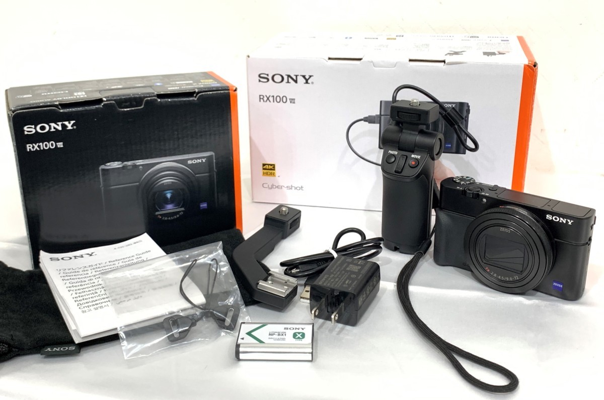 美品 動作保証 Sony ソニー サイバーショット Dsc Rx100m7g シューティンググリップキット コンパクトカメラ セット商品 H04k40 の落札情報詳細 ヤフオク落札価格情報 オークフリー スマートフォン版