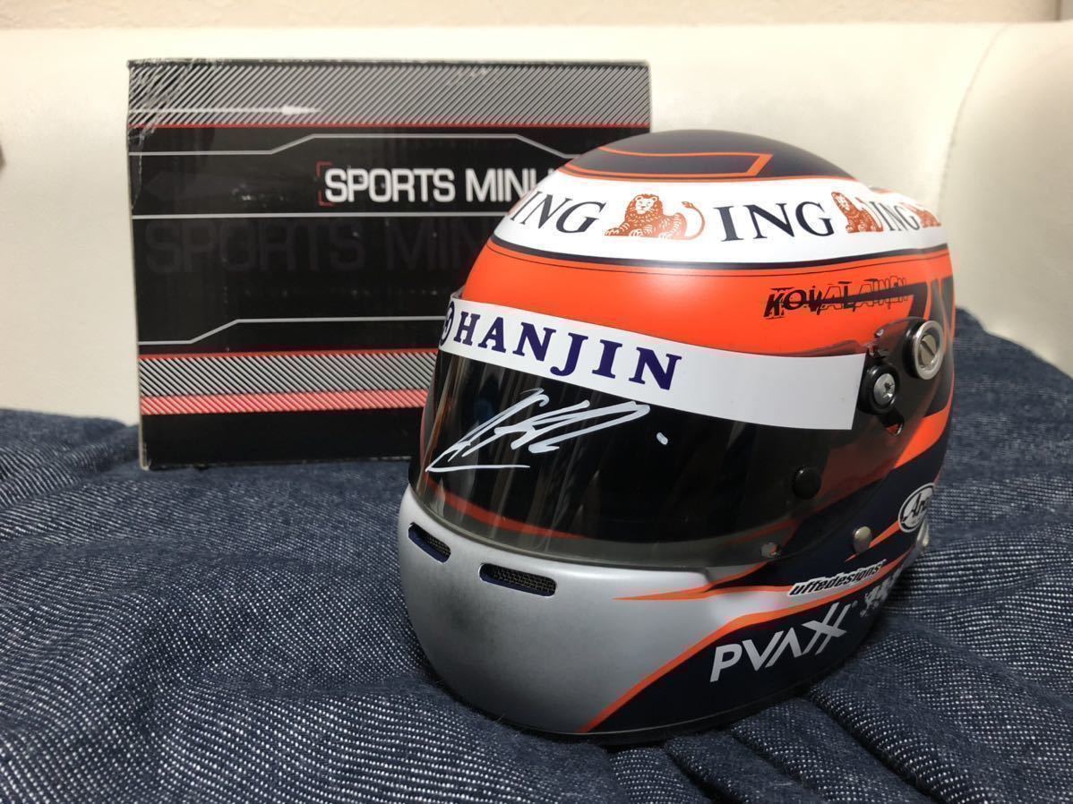 ミニチャンプス ヘイキ・コバライネン ルノー2007 直筆サイン入り 1/43 ミニチャンプス ヘイキ・コバライネン ルノー2007 直筆サイン入り 1/43