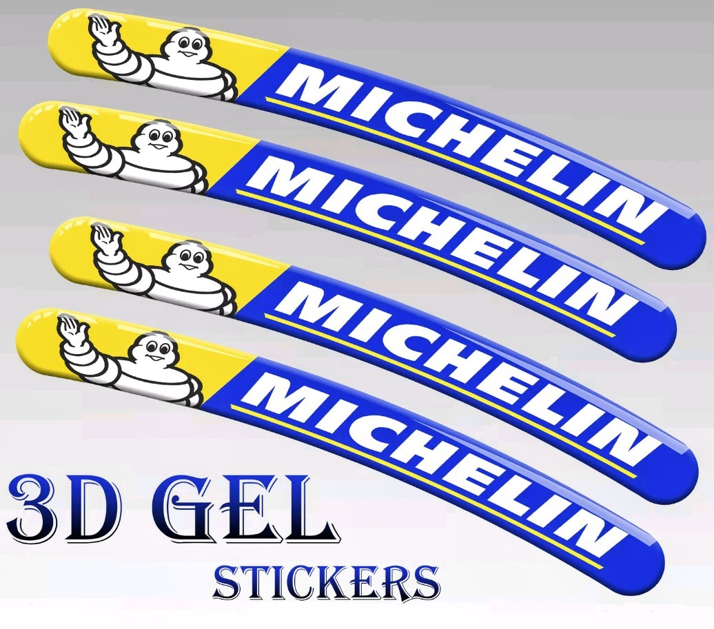 MICHELIN　タイヤステッカー 4本分8枚 MICHELIN タイヤステッカー 4本分8枚の通販 by まほろばワークス｜ラクマ
