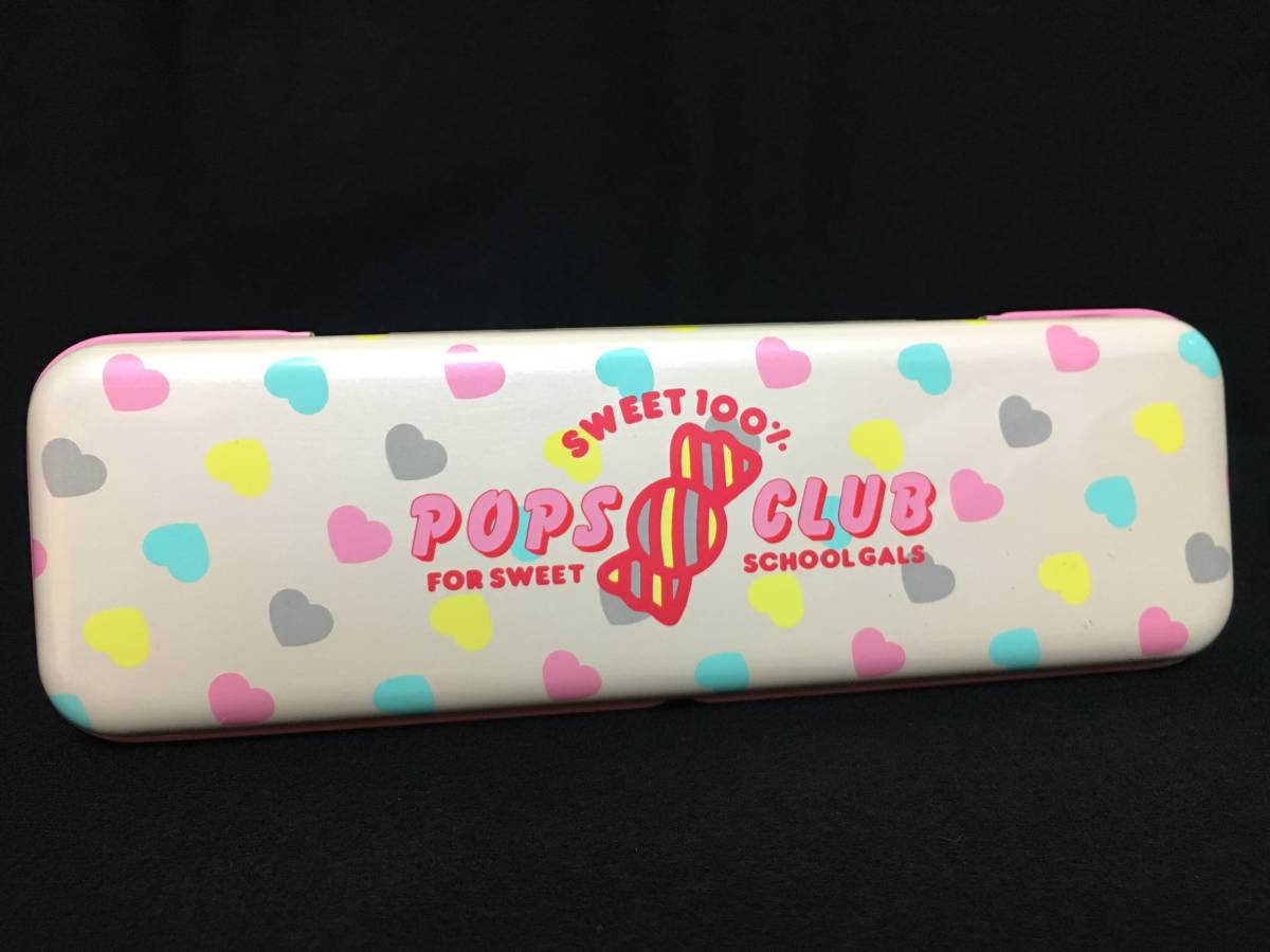 POPS CLUB 缶ペンケース ファンシー 昭和レトロ クツワ 【公式通販】