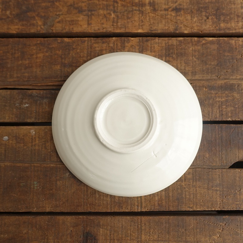 吉川千香子 よしかわちかこ 皿 プレート 鳥 動物 白