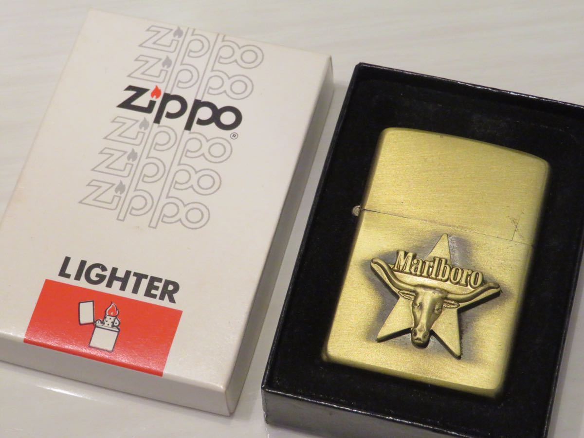 【非売品】【未使用】ZIPPO マルボロ ロングホーン マルボロ 非売品オリジナルライター ロングホーン Marlboro