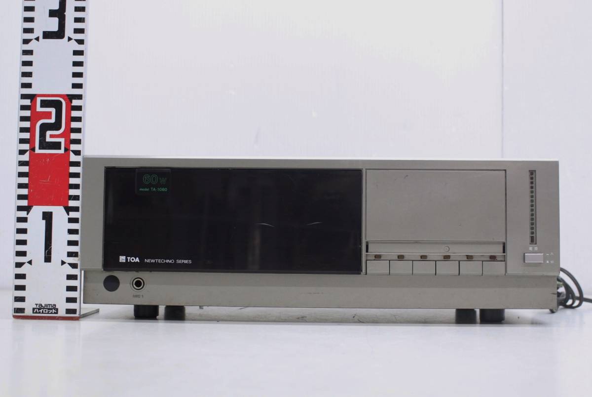 TOA アンプ TA-1060 卓上型アンプ