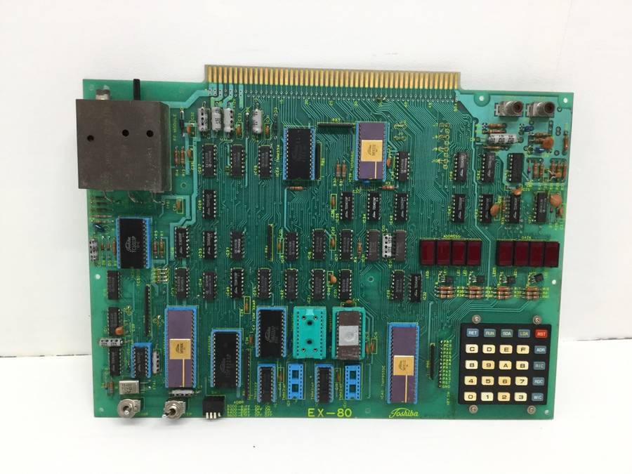 貴重 TOSHIBA PC-EX-80-100E マイコン基板 EX-80□ジャンク品の落札