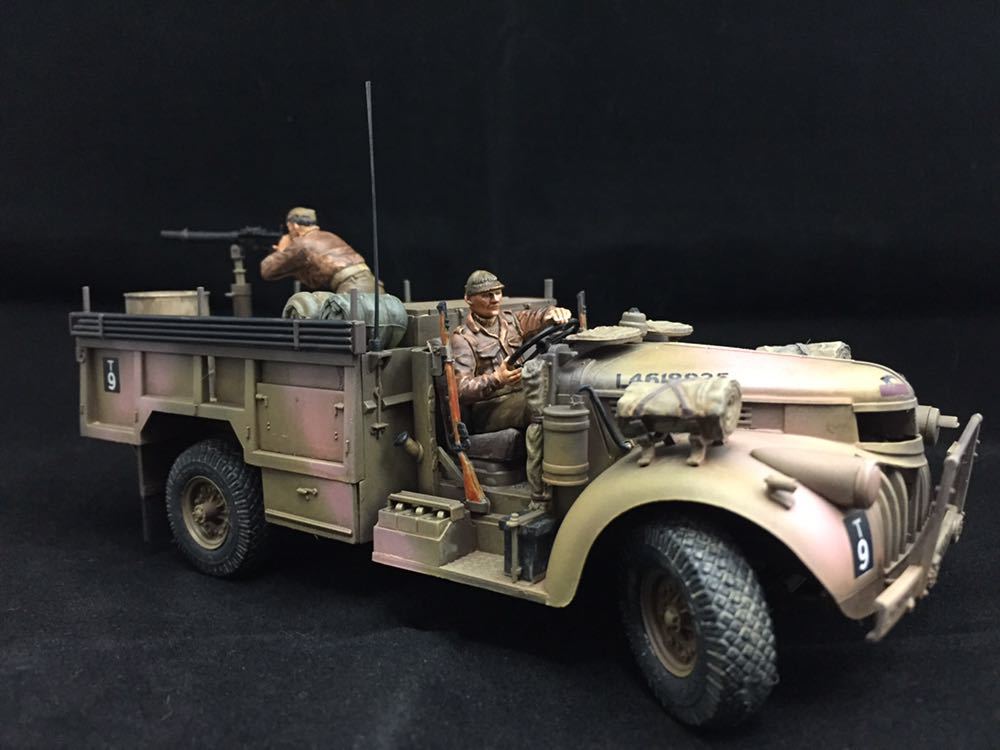 新品】☆タミヤ☆1/35☆イギリス軍☆デザートシボレー☆塗装完成品☆の
