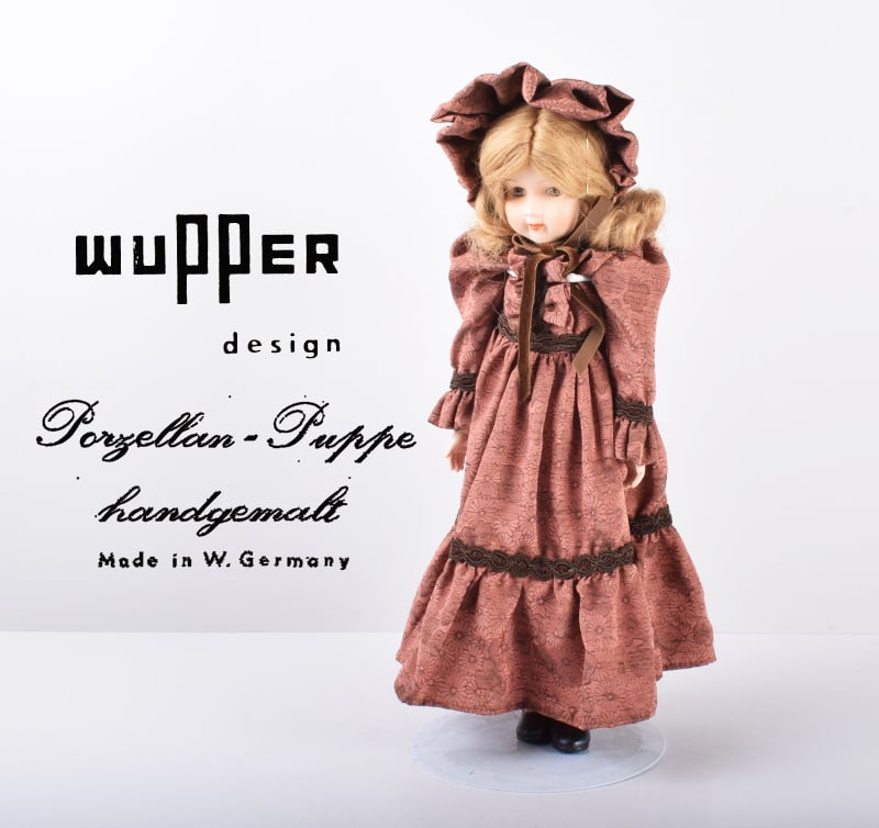 ドイツ製 WEV wupper ビスクドール 西洋人形 ヴッパー ブッパー