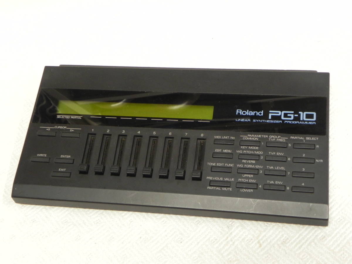 w009□Roland リニア シンセサイザー プログラマー PG-10
