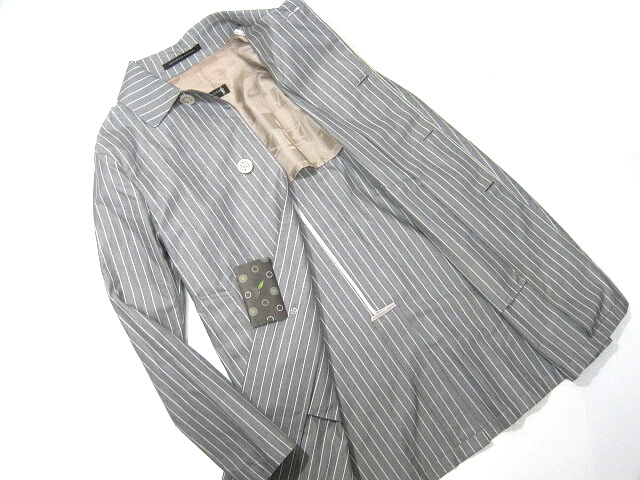 スコットランド製 希少 マッキントッシュ スプリングコート Mackintosh グレー ストライプ 40 八木通商 英国製 ステンカラー Turnberry の落札情報詳細 ヤフオク落札価格情報 オークフリー スマートフォン版