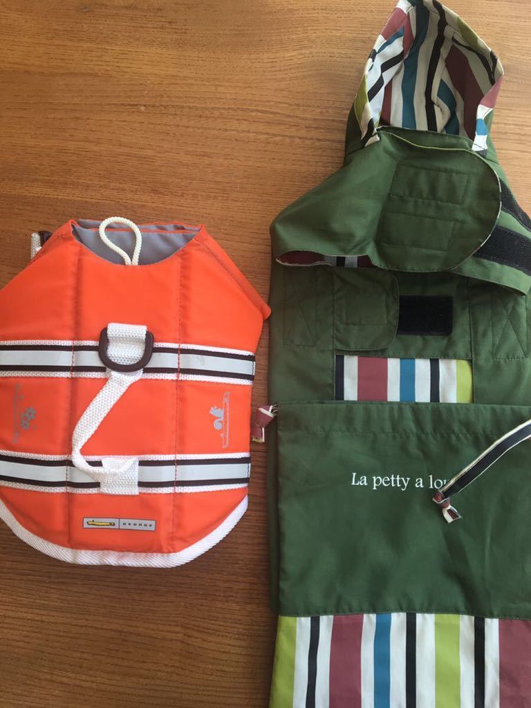 ドッググッズgeorgeジョージ オリジナル犬用ライフジャケット浮き輪 犬 レインコート 小型犬 アウトドア キャンプ の落札情報詳細 ヤフオク落札価格情報 オークフリー スマートフォン版