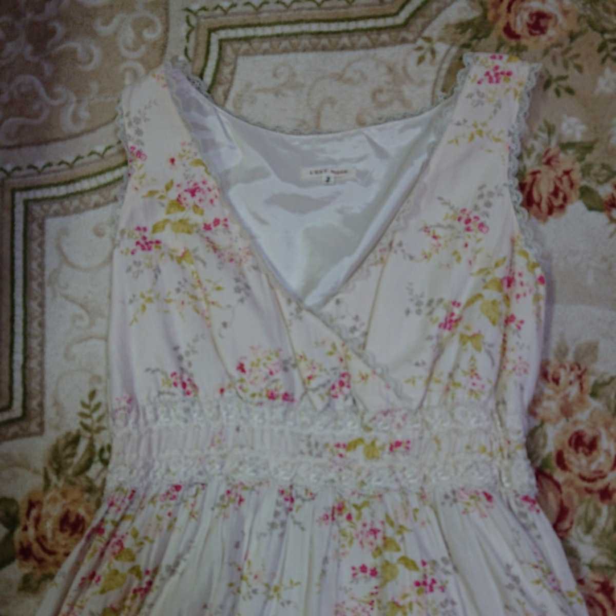 値下げ レストローズ ワンピース 花柄 2 白 ラブリー系 夏服 春服 花柄 ジルスチュアート レッセパッセ サマンサタバサ の落札情報詳細 ヤフオク落札価格情報 オークフリー スマートフォン版