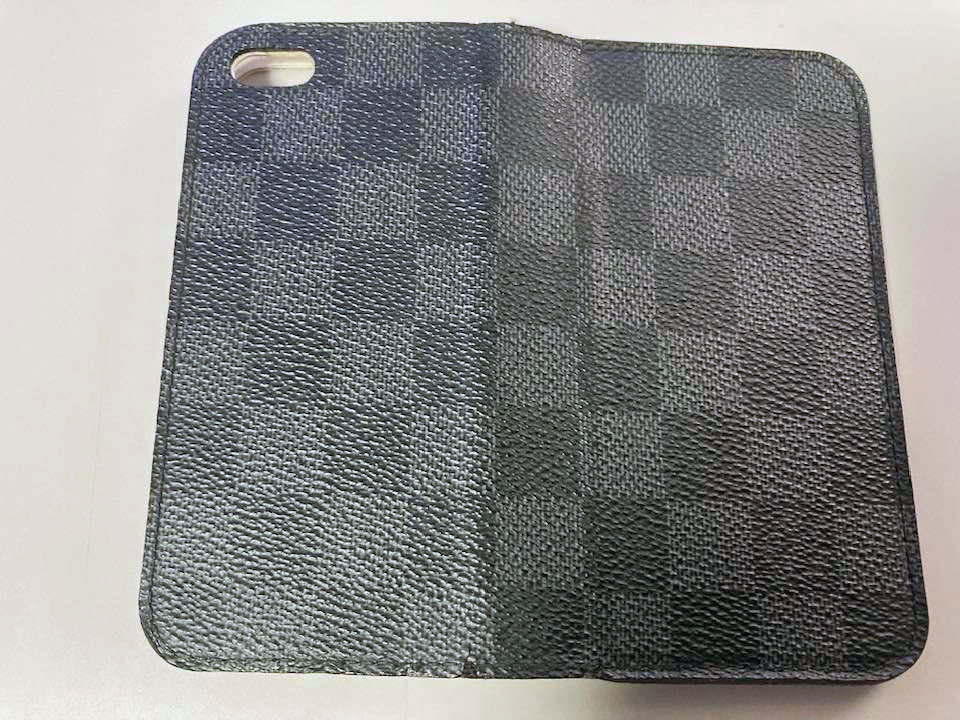 LOUIS VUITTON iPhone SE(第一世代) ケース ダミエ グラフィットの落札