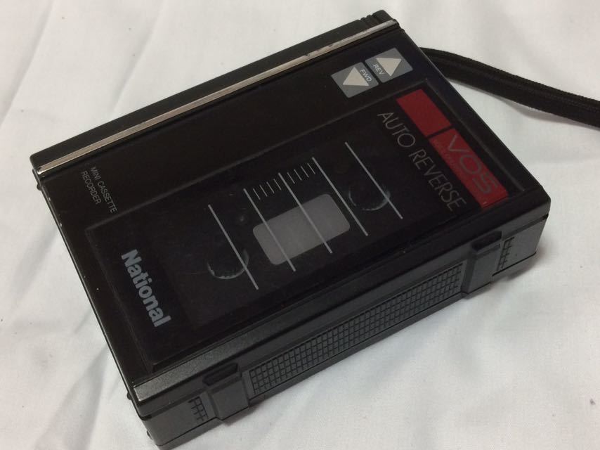 National ミニカセットレコーダー RQ-382 松下電器 ジャンク VOS