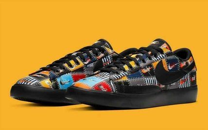 blazer low patchwork