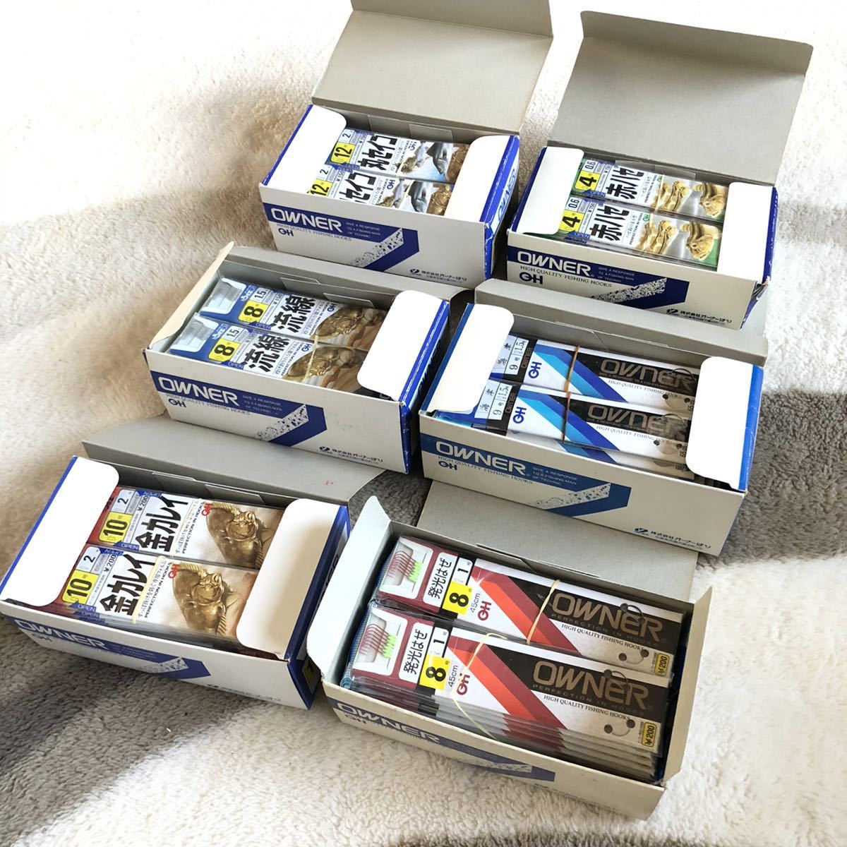 新品 総額000円 釣り針 川釣り 海釣り 仕掛け ハリス セット オーナー Owner 金 カレイ鈎 海津 赤はぜ 流線 丸せいご 発光はぜ ハゼ の落札情報詳細 ヤフオク落札価格情報 オークフリー スマートフォン版