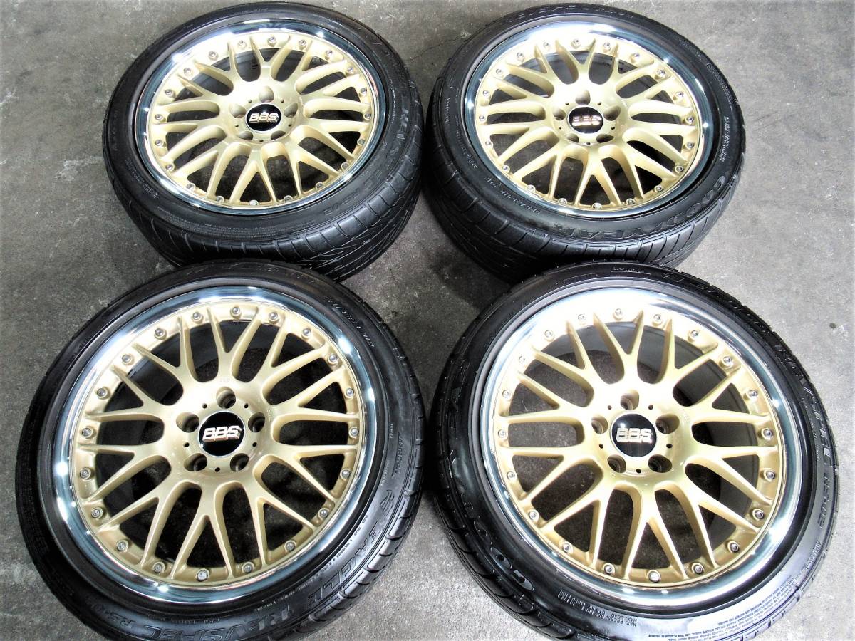 4本 鍛造 BBS RG-R 18インチ 8J +40 5H PCD 114.3 スタッドレス