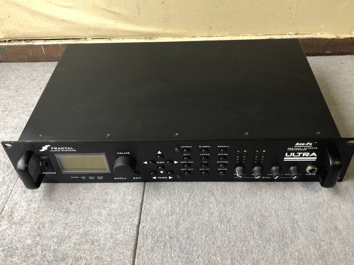 ジャンク Fractal Audio Systems Axe Fx Ultra アンプシミュレーター マルチエフェクター の落札情報詳細 ヤフオク落札価格情報 オークフリー スマートフォン版