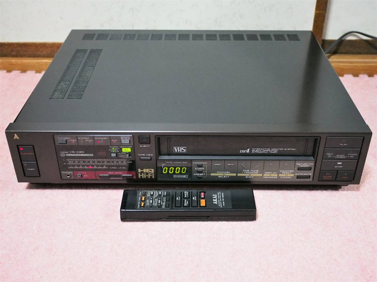 Yahoo!オークション - AKAI HiFiビデオデッキ VS-X10 ジャンク