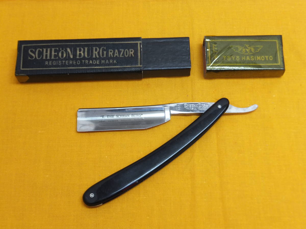 T,THE SCHEON BURG RAZOR 777 TOYOハシモト NOS Vintage TOYO T. The Scheön Burg 777 Swedish Steel