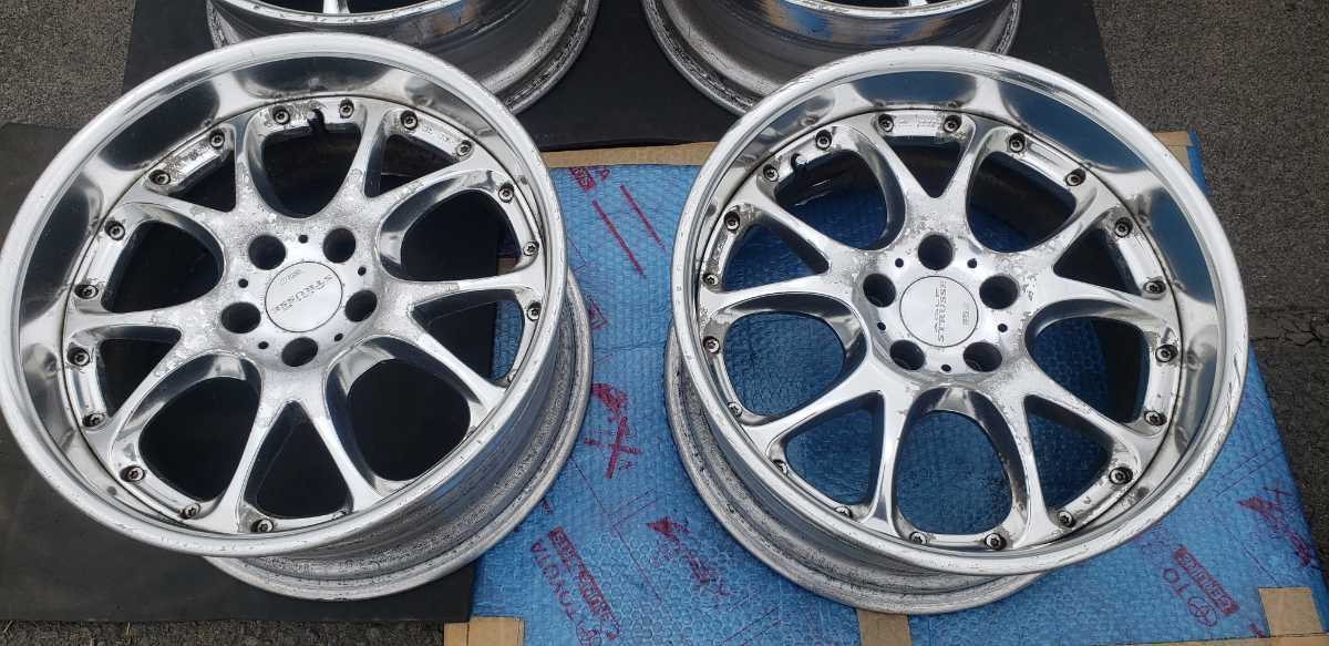 レア 廃盤品 SSR AGLE STRUSSE エイグルストラッセ18インチ8J+6 9J+6の 