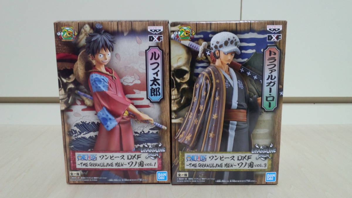新品 ワンピース Dxf グラメンワノ国 Vol 1 ルフィ太郎 Vol ３ トラファルガーロー の落札情報詳細 ヤフオク落札価格情報 オークフリー スマートフォン版