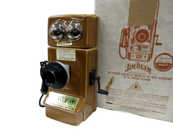 新品】JIM BEAM/ジムビーム☆電話陶器ボトル バーボン 未開栓品の落札 