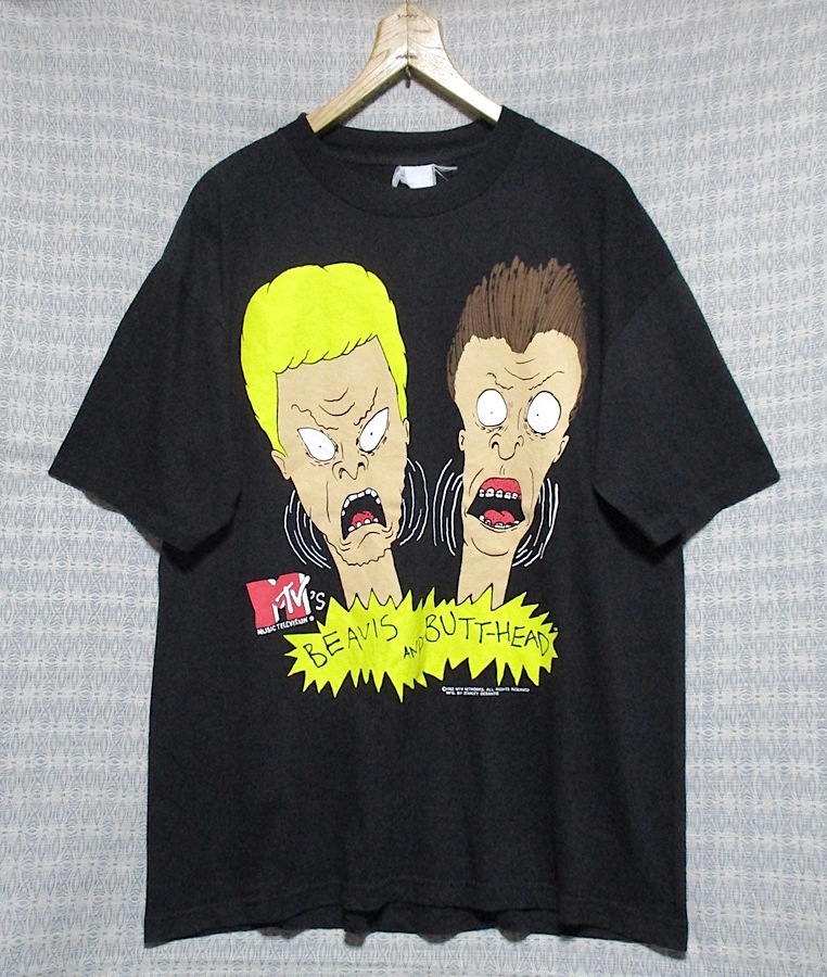 90s Vintage 1993年オリジナル 未使用品 MTV's Beavis and Butt-Head ビーバス・アンド・バットヘッド Tシャツ 黒 FAN-T'S L USA製 の落札情報詳細| ヤフオク落札価格情報 オークフリー・スマートフォン版 90s Vintage 1993年オリジナル 未使用品 MTV's Beavis and Butt-Head ビーバス・アンド・バットヘッド Tシャツ 黒 FAN-T'S L USA製 の落札情報詳細| ヤフオク落札価格情報 オークフリー・スマートフォン版