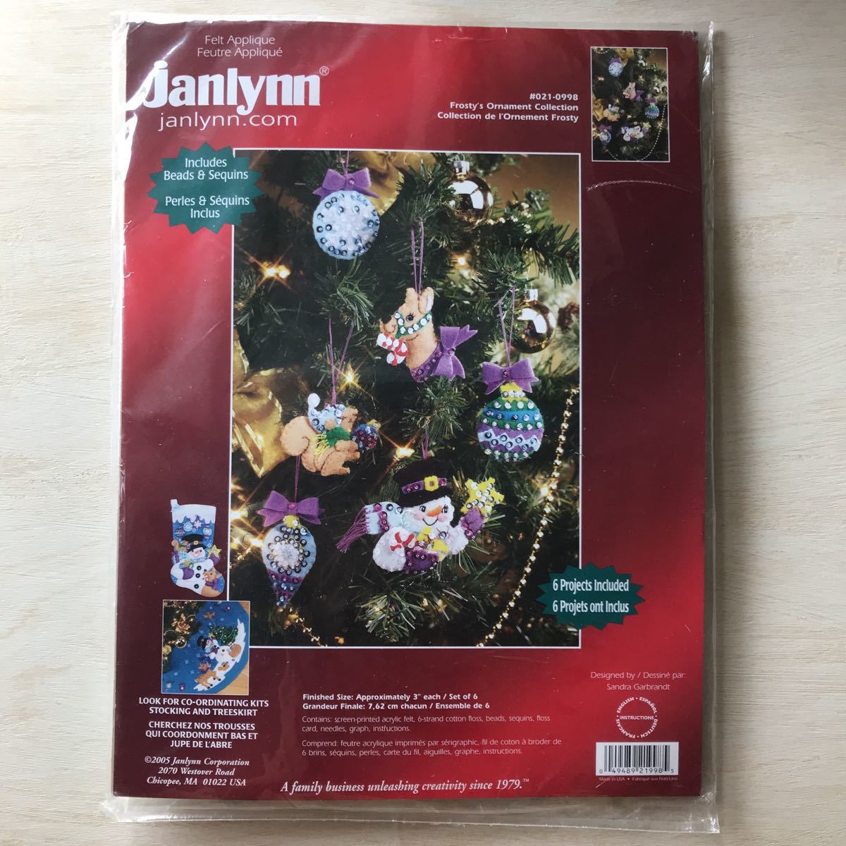 手芸キット クリスマスのオーナメント フェルトとビーズのリスや雪だるまなど 海外製 未開封 の落札情報詳細 ヤフオク落札価格情報 オークフリー スマートフォン版