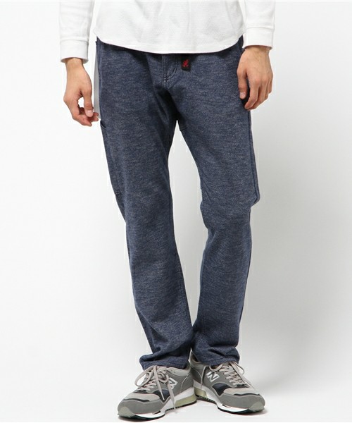 Gramicci x Lee KNIT DENIM SLIM PAINTER PANTS【S】NAVY