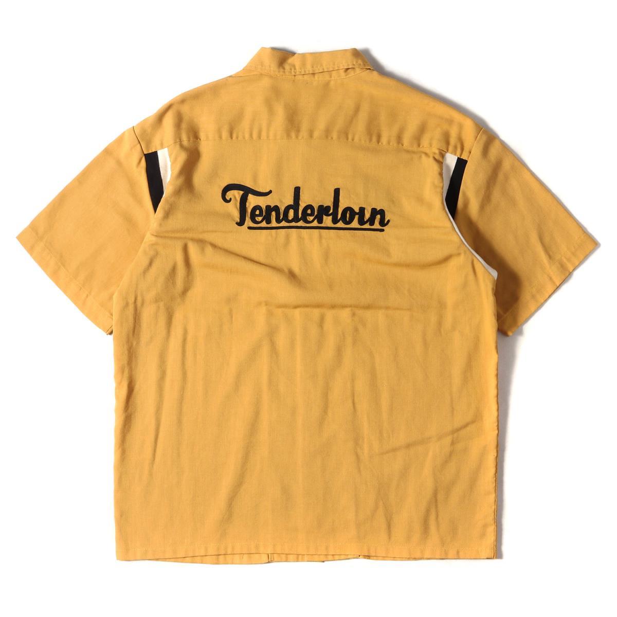 TENDERLOIN テンダーロイン シャツ ブランドロゴ刺繍 ボーリング