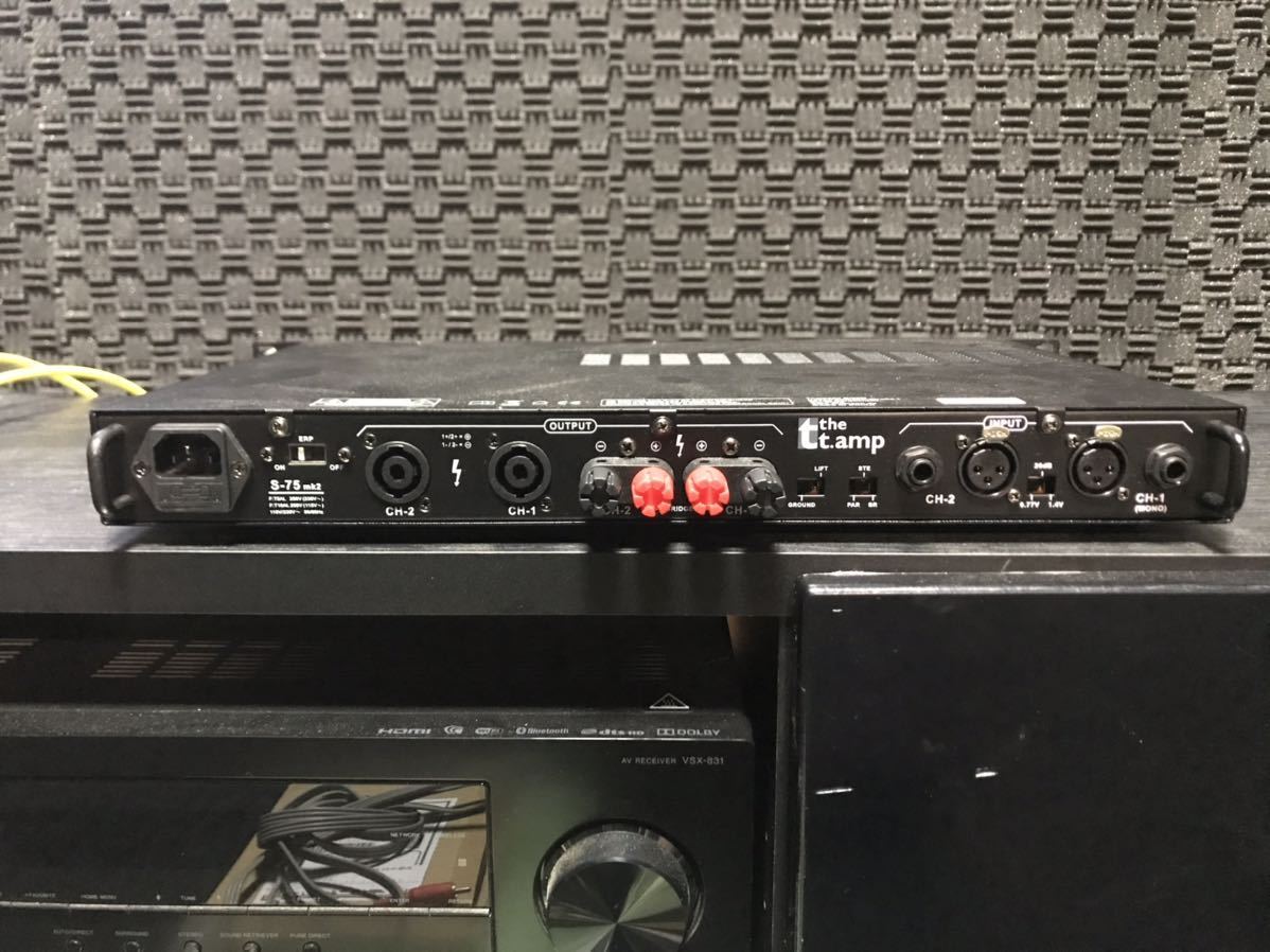 新品】2020／6月 最新モデル thomann ドイツ製パワーアンプ thomann S