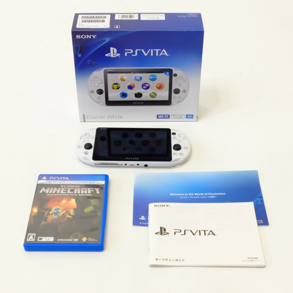 Psvita マインクラフト スペシャルエディションバンドル 白 Wi Fiモデル 中古 欠品あり Pch 00 Sony 菅51 の落札情報詳細 ヤフオク落札価格情報 オークフリー スマートフォン版