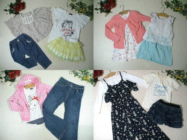 18 8631 子供服 女子 ナチュラルガーリー系 130 140センチサイズ 古着アイテム 60着セット Anyfam他 まとめ売り 業販 卸 洋服 の落札情報詳細 ヤフオク落札価格情報 オークフリー スマートフォン版