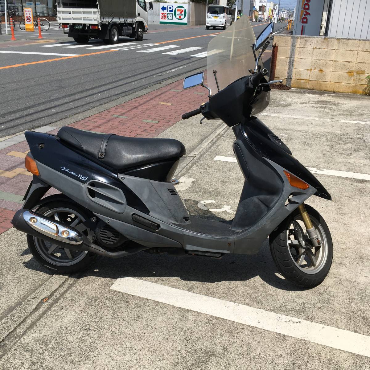 ヴェクスター150 ベクスター150 初期型 １２インチ化済み、取りに来る ...