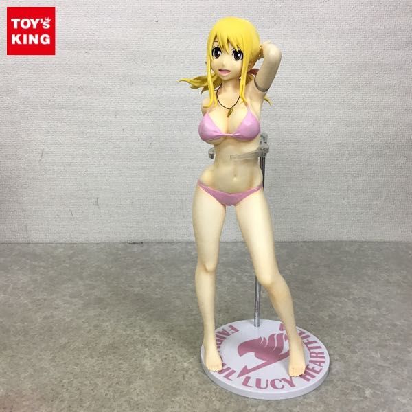 Fairy Tail ルーシィ　ギガンティックシリーズ　フィギュア　花柄　限定版 Fairy Tail ルーシィ ギガンティックシリーズ フィギュア 花柄
