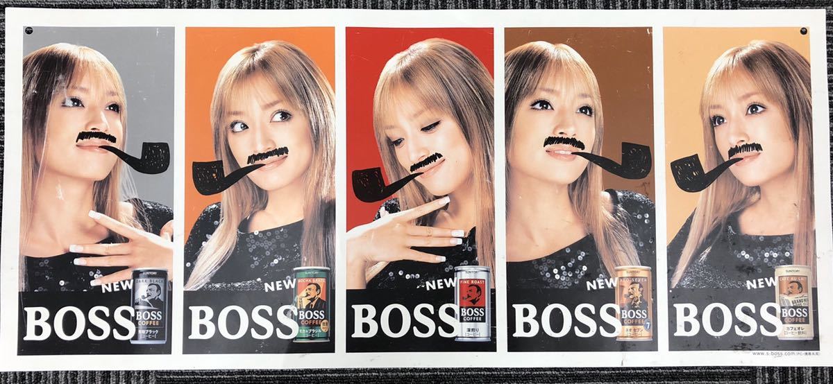 浜崎あゆみ BOSS 缶コーヒー ポスター あゆ アユの落札情報詳細