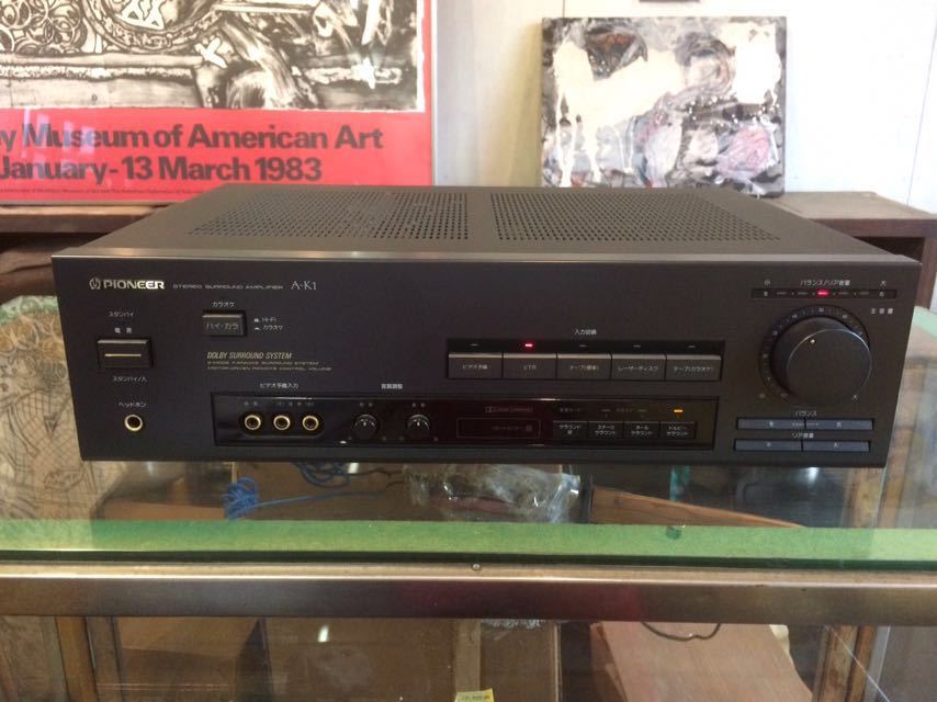 家電 PIONEER A-K1 美品 Pioneer A-K1 SURROUND AMPLIFIER パイオニア サラウンド アンプ
