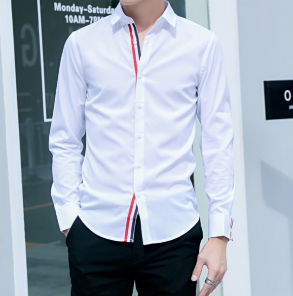新品 ボタンダウン 長袖 白シャツ ホワイト ワンポイント ビジネス カジュアル 着回し ベーシック シンプル スタンダード おしゃれ メンズ の落札情報詳細 ヤフオク落札価格情報 オークフリー スマートフォン版